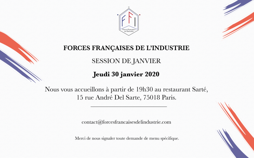 Prochaine soirée des FFI – 30 Janvier 2020