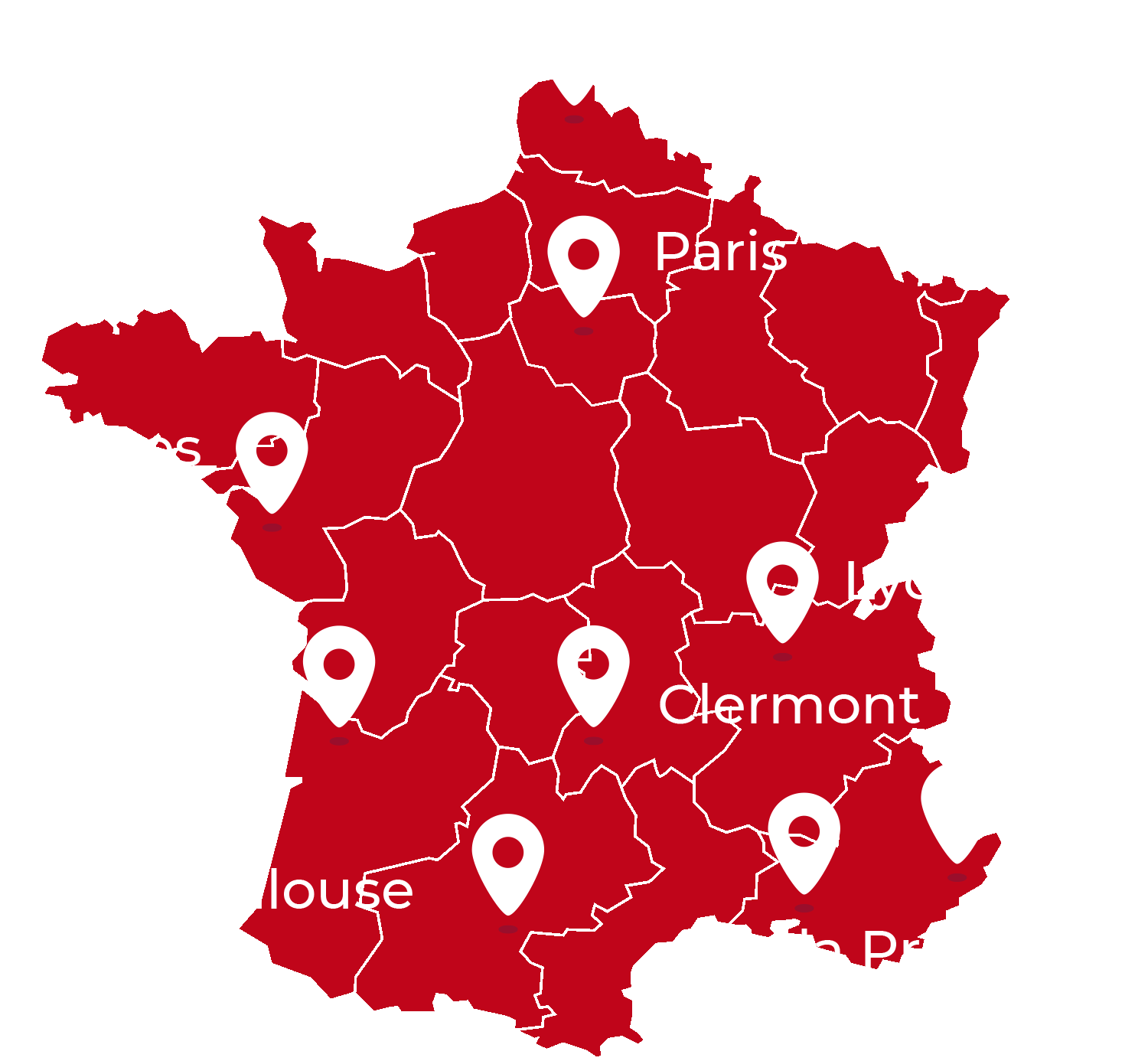 Les clubs Forces Françaises de l'Industrie dans toute la France