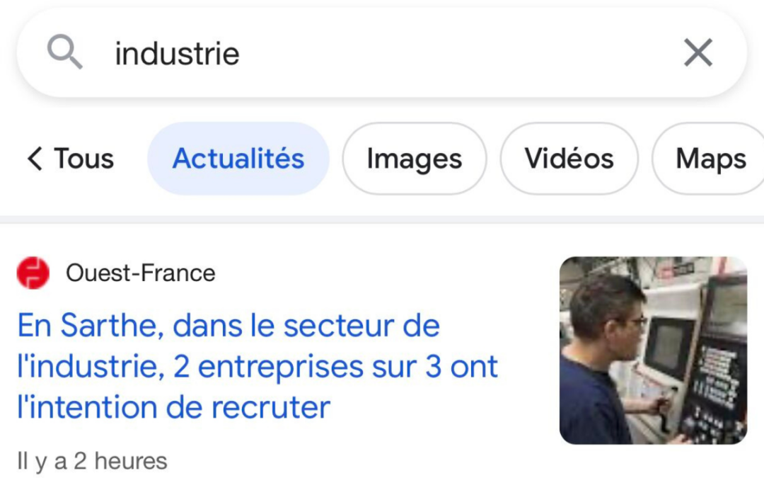 Trouver un job en traversant la rue ? C’est possible... Si une usine se trouve de l’autre côté de la rue.