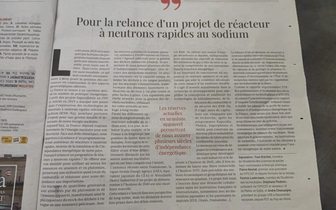 Électricité nucléaire : Aurons-nous assez de combustible pour faire tourner nos centrales ?