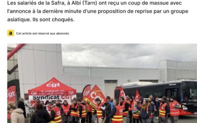 Alors qu’un industriel français a fait une offre, l’entreprise SAFRA sera-t-elle finalement rachetée par un fonds chinois ?