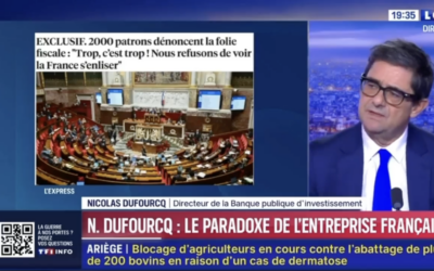 Nicolas Dufourcq : plus d’impôts pour l’industrie, c’est moins de robots et moins de compétitivité